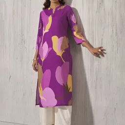 Anouk Women Floral Printed Straight Kurta-picture-56