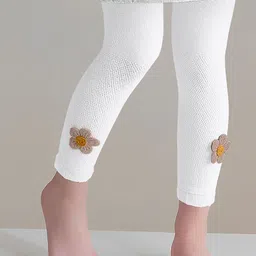 SYGA Girls Floral Design Cotton Ankle-Length Leggings-image-23