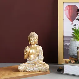 TAYHAA Gold-Toned Buddha Idol Showpiece-image-7