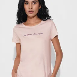 Dreamz by Pantaloons Printed Pure Cotton Lounge T-Shirts-picture-45
