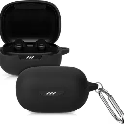 XCREO Silicone Velcro Earbuds Case For Jbl Wave 300 tws, Jbl Wave Flex Silicone Case Cover-image-58