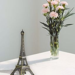 THE QUIRKY HOME Bronze-Toned Eiffel Tower Replica Monument Miniature Curio Showpiece-42