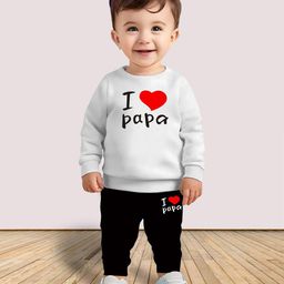 MITANSH Kids Printed Round Neck Sweatshirt With Jogger-image-119