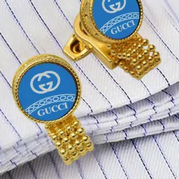 Curren Umisex Set Of 2 Textured Round Cufflink-14