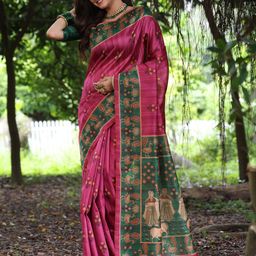 Pandadi Saree Woven Design Tussar Saree-picture-52