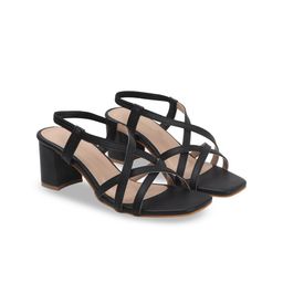 DressBerry Women Textured Block Sandals-image-104