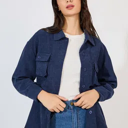 Styli Women Corduroy Jacket-picture-40