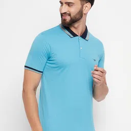 RISS Men Polo Collar Applique T-shirt-picture-32