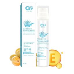 CO LUXURY Sunconor 1% Hyaluronic Aqua Sunscreen Gel With SPF 50 PA ++++ - 50 g-16