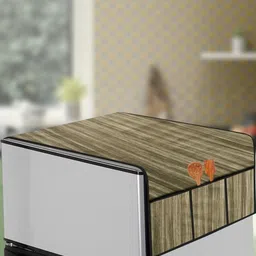 The Furnishing Tree Beige Plastic Refrigerator Cover-image-24