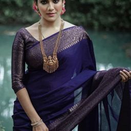 Quelea Zari Pure Silk Banarasi Saree-image-10