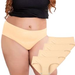 Diving Deep Women Pack Of 4 Cotton Hipster Briefs-image-58