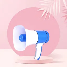 Handheld Megaphone with Siren, Microphone & Rechargeable for Outdoor EventsA115 King Bhopu Speaker (Portable Horn)Recorder Player & Sirens With Dual BatteryA115 Outdoor PA System-15