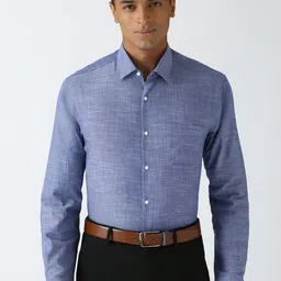 Peter England Men Opaque Formal Shirt-image-65