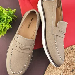 San Frissco Men Suede Loafers-picture-35