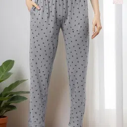 Kryptic Pack Of 2 Printed Pure Cotton Relaxed-Fit Mid-Rise Lounge Pants-image-66