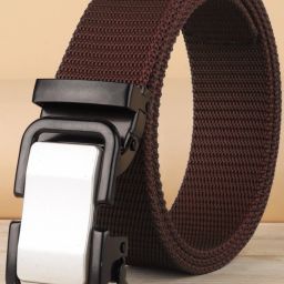 Men Brown Nylon Belt-image-28