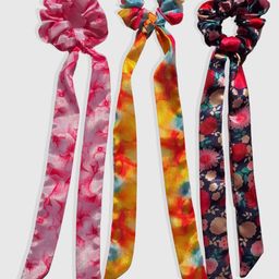 Dvabeautyshop Women Set of 3 Ponytail Holders-image-46
