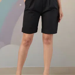 FITHUB Women Loose Fit High-Rise Shorts-image-56