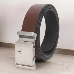Provogue Men Textured Leather Formal Belt-image-84