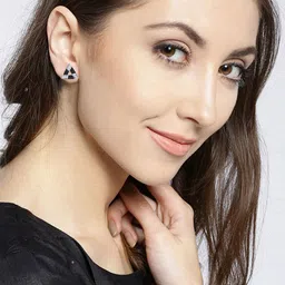 ZIVOM Contemporary Studs Earrings-image-38