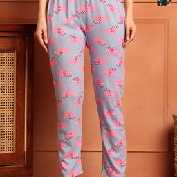 ETC Pack Of 2 Cotton Mid-Rise Lounge Pants-image-80