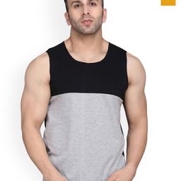 SLOWLORIS Pack Of 2 Combed Cotton Gym Vests-picture-47