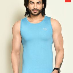 RAPL Pack Of 2 Round Neck Tank Vests M_SDP2_Rd-Sky_S-image-65