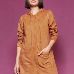 DressBerry Women Striped Longline Tailored Jacket-image-66