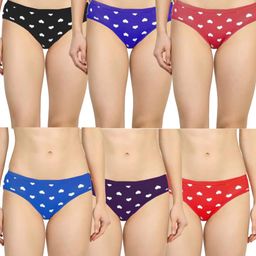 FiveFlag Mid-Rise Cotton Briefs-image-5