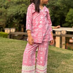 Peekaaboo Kids Girls Printed Palazzos-image-48