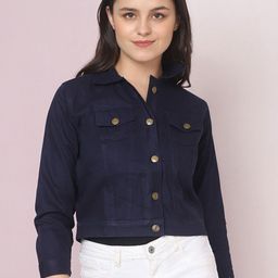 BUY NEW TREND Women Lightweight Denim Jacket-image-67