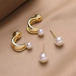 CareDone Contemporary Studs Earrings-5