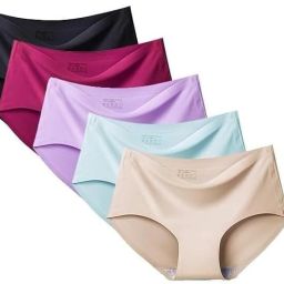 Pack of 5 Women Hipster Multicolor Panty-image-58