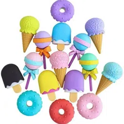 Pack of 16 Ice Cream ColorfuL Erasers for Children Party Favors Eraser-13