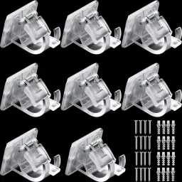 White Curtain Hooks-6