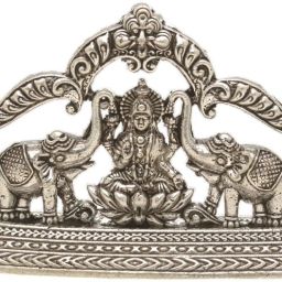 35 Grams MahaLakshmi Silver Idol Decorative Showpiece - 4.064 cm-image-17