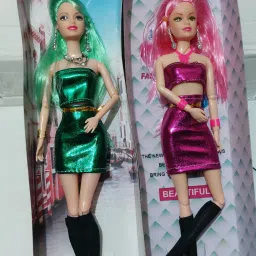 Foldable doll (Pack of 2 Pink & Green)-image-21