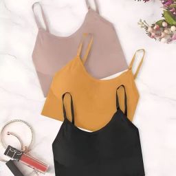 Pack of 3 Women Sports Lightly Padded Bra-image-89