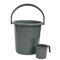 Olive 25 Ltr Polypropylene Bucket Set (Set of 2) by Regalo-picture-26