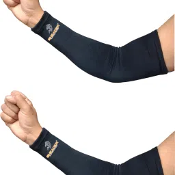 Arm Elbow for Cricket, Bike Riding, Cycling, Running & Outdoor Activities Black Elbow Support-15