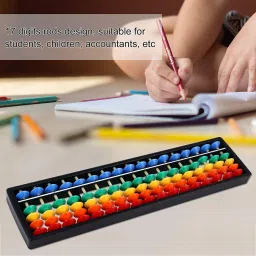 gr trend Abacus Math Learning Tool 17 Rod Multicolor Abacus with Box image 5