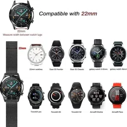 WEI INTERNATIONAL 22mm Nylon Trail Loop Band Strap Compatible with Noise ColorFit Caliber | ColorFit Caliber 2 | ColorFit Caliber 2 Buzz Smart Watch Strap With 22mm Lugs Smart Watch Strap image 5