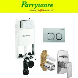Half Frame Concealed Cistern, with divater body upper Euclid set of 1 pic 355 Dual Flush Tank-image-32