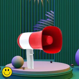 Handheld Megaphone with Siren, Microphone & Rechargeable for Outdoor EventsB202 Bhopu Portable Megaphone, Siren Loudspeaker Function and Long Battery BackupR202 Outdoor PA System-14