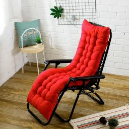 chair pad Cotton Solid Chair Pad Pack of 1-image-97