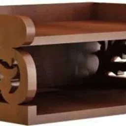 Wooden Floating Set top Box Stand| Wall Shelf| Wall Mount| Wall Bracket| Wall Rack| Wall Mounted Stand| Wall Holder| TV Unit Wooden| TV Unit Shelf| TV Unit Rack| TV Unit Wall Mount| TV Units| TV Unit Shelves| TV Unit Wall Mount| Rack| Shelf| Shelves| Racks| Wooden Cabinet| Wall Shelf Floating| Floating Shelves For Home Decor, Decoration, Living Room, Bedroom, Storage, Kitchen, Living Room, Pooja Room, Mandir, TV Unit, Wall, Books, TV Stand MDF (Medium Density Fiber) Wall Shelf (Number of Shelves - 2, Brown) MDF (Medium Density Fiber) Wall Shelf-picture-1