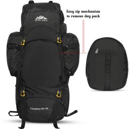 Expedition 105 litres Rucksack/ hiking bag with Detachable Day Pack Rucksack- 105 L-image-37