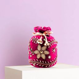 Women Pink Potli-image-103