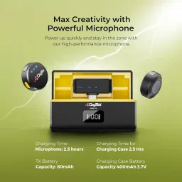 digitek DWM-115 2-in-1 40m Range Noise Reduction 2.4GHz Microphone image 5